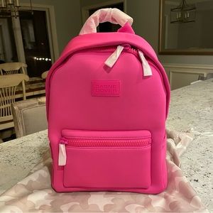 Dagne Dover Medium Backpack in hottest pink